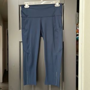 Lululemon Fast and Free Reflective High Rise Crop 19”